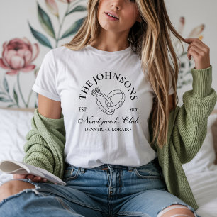 Benutzerdefiniertes Hochzeitshemd, passendes Braut T-Shirt