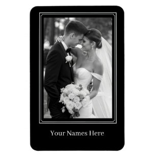 Benutzerdefiniertes Hochzeitsporträt  Magnet
