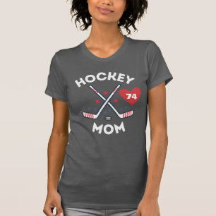 Benutzerdefiniertes Hockey-Mom-Shirt mit Spielernu T-Shirt