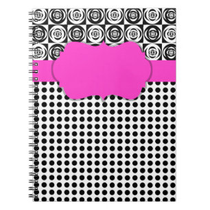 Benutzerdefiniertes Hot-Pink-Glam Notizblock