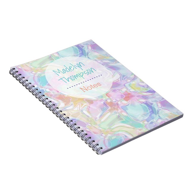 Benutzerdefiniertes Hübsches, Niedliches Wirbel-Mu Notizblock (Rechte Seite)