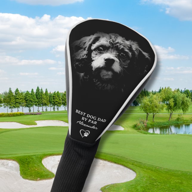 Benutzerdefiniertes Hund Foto Bester Cavapoo-Vater Golf Headcover (Von Creator hochgeladen)