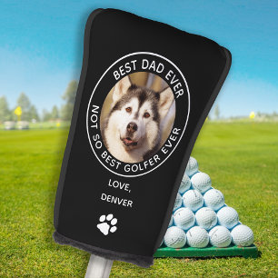 Benutzerdefiniertes Hund Foto Bester Vater je Schw Golf Headcover