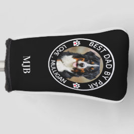 Benutzerdefiniertes Hund Foto Bester Vater nach Pa Golf Headcover