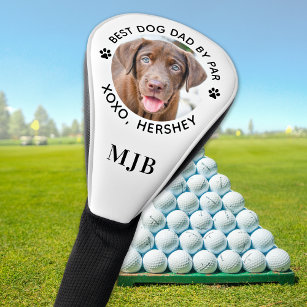 Benutzerdefiniertes Hund Foto Bester Vater nach Pa Golf Headcover