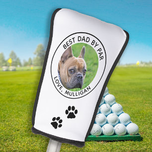 Benutzerdefiniertes Hund Foto Bester Vater nach Pa Golf Headcover