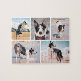Benutzerdefiniertes Hund-Foto-Collage-Puzzle Puzzle
