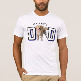 Benutzerdefiniertes Hund Foto Vater Shirt - Person