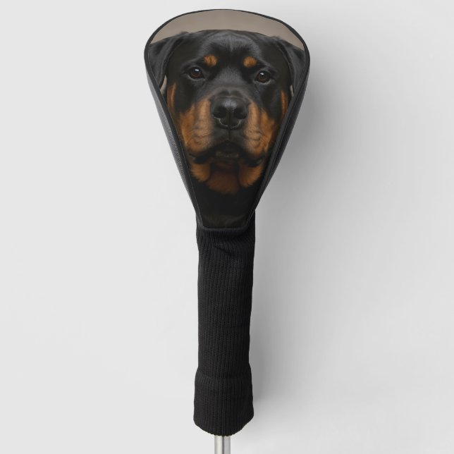 Benutzerdefiniertes Hunde-Foto-Golf Golf Headcover (Vorderseite)