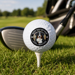 Benutzerdefiniertes Hunde-Foto Haustier Bester Vat Golfball