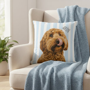 Benutzerdefiniertes Hunde-Foto mit personalisierte Kissen