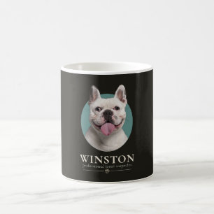 Benutzerdefiniertes Hunde-Foto & Name Kaffeetasse
