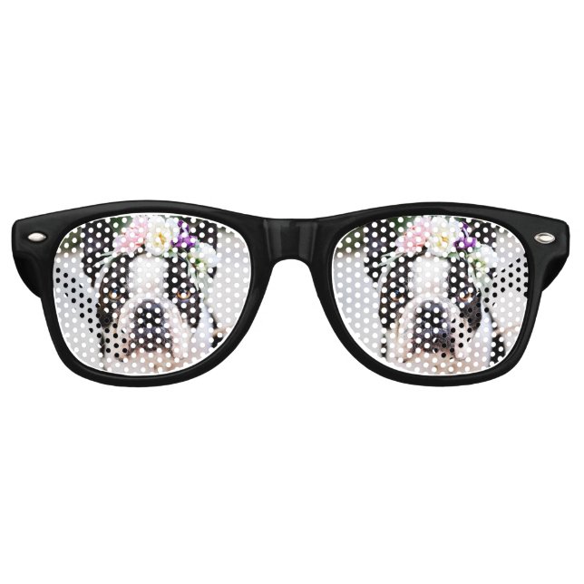 Benutzerdefiniertes Hunde-Foto Partybrille (Vorderseite)