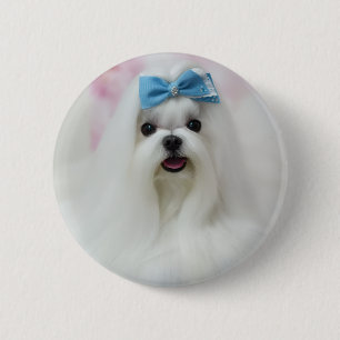 Benutzerdefiniertes Hunde-Foto Personalisierter Button