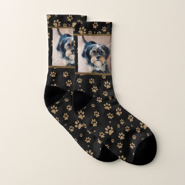 Benutzerdefiniertes Hunde-Foto Socken Personalisie (Paar)