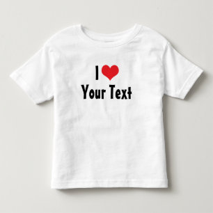 Benutzerdefiniertes Ich Liebe T-Shirt