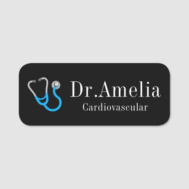 Benutzerdefiniertes ID-Abzeichen für Lehrer, Ärzte Namensschild (Vorderseite)