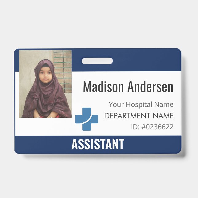 Benutzerdefiniertes ID-Abzeichen | Personalisierte Ausweis (Vorderseite)