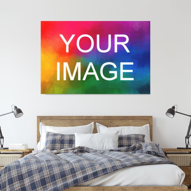 Benutzerdefiniertes Image Foto Picture Logo HQ Bud Leinwanddruck (Insitu (Schlafzimmer))