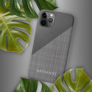 Benutzerdefiniertes Imitat, leichter, dunkelgrauer Case-Mate iPhone Hülle