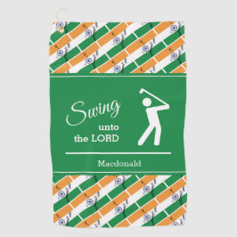 Benutzerdefiniertes INDIEN Golfhandtuch