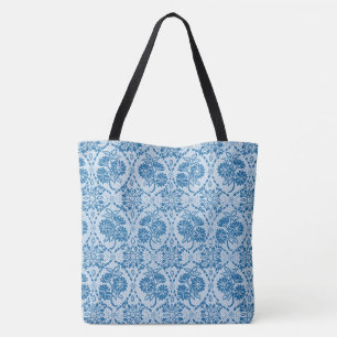 Benutzerdefiniertes Indigo Blue Floral Imitate Spi
