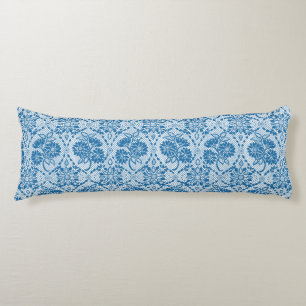 Benutzerdefiniertes Indigo Blue Floral Imitate Spi Seitenschläferkissen