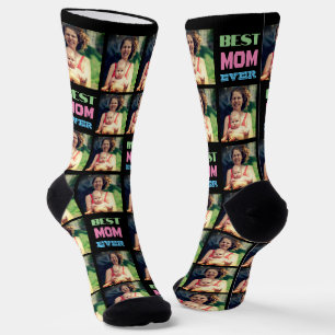 Benutzerdefiniertes Instagram Foto Beste Mutter je Socken