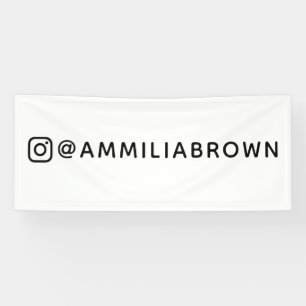 Benutzerdefiniertes Instagramm Personalisierte S Banner