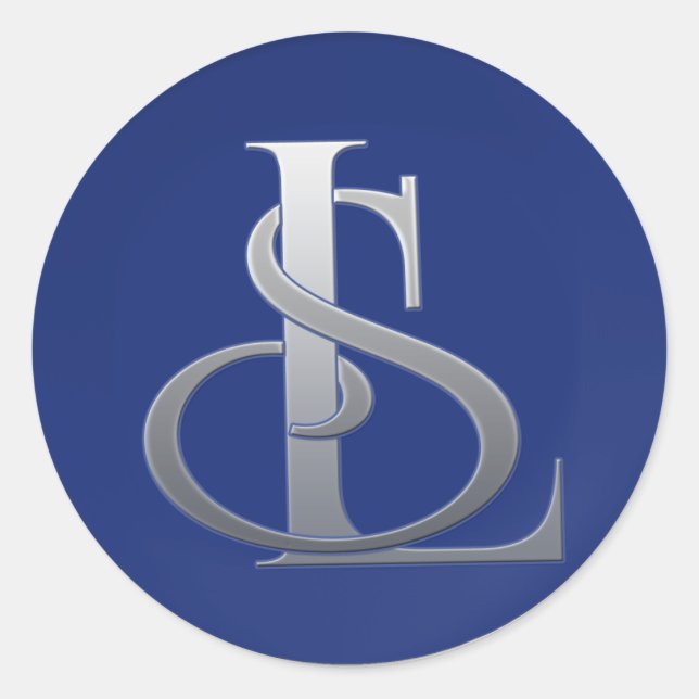 Benutzerdefiniertes Interlocking Runder Aufkleber (Vorderseite)