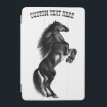 Benutzerdefiniertes iPad-Cover für das schwarze Wi iPad Mini Hülle<br><div class="desc">Schwarzes Wildpferd - Gemälde - Anpassbar - Wählen / Ihren einzigartigen Text hinzufügen - Name / Farben / Schriftart / Größe / Elemente - Bild / mehr - Ihr Sondergeschenk machen - Verkleinern und verschieben oder entfernen und hinzufügen / Elemente / Text mit Anpassungswerkzeug ! Malerei und Design von MIGNED....</div>