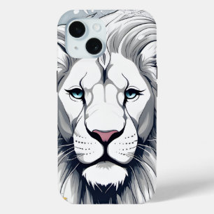 Benutzerdefiniertes iPhone-Gehäuse, weißes Löwenko Case-Mate iPhone Hülle