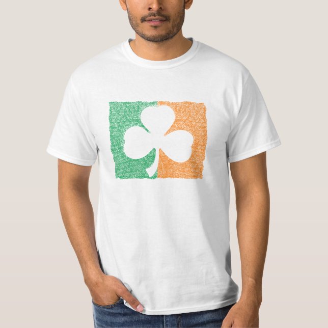 Benutzerdefiniertes irisches Kleeblatt - Shirt wäh (Vorderseite)