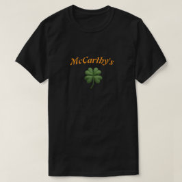 Benutzerdefiniertes Irisches Namens-glückliches St T-Shirt