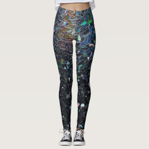 Benutzerdefiniertes irisierendes abstraktes Buntgl Leggings
