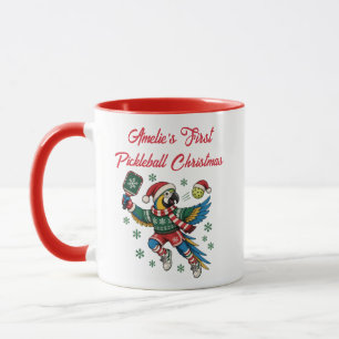 Benutzerdefiniertes Jahr Pickleball Weihnachten Pa Tasse
