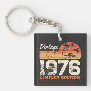 Benutzerdefiniertes Jahr Vintage 1976 Limitierte A Schlüsselanhänger