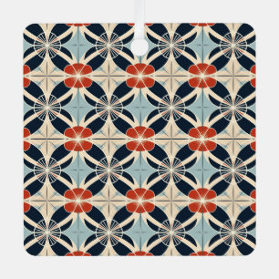 Benutzerdefiniertes japanisches Blumenmuster Ornament Aus Metall