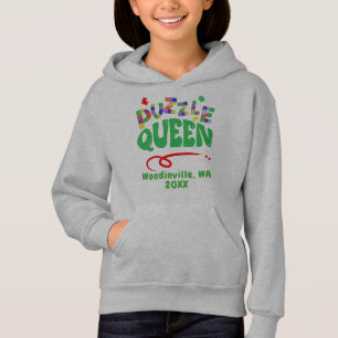 Benutzerdefiniertes Jigsaw Puzzle Queen Location D Hoodie