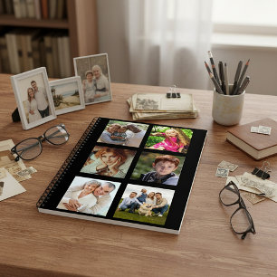 Benutzerdefiniertes Journal mit mehreren Fotos Notizbuch