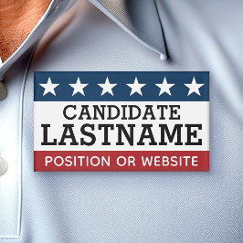 Benutzerdefiniertes Kampagnengetriebe mit Namen un Namenschild