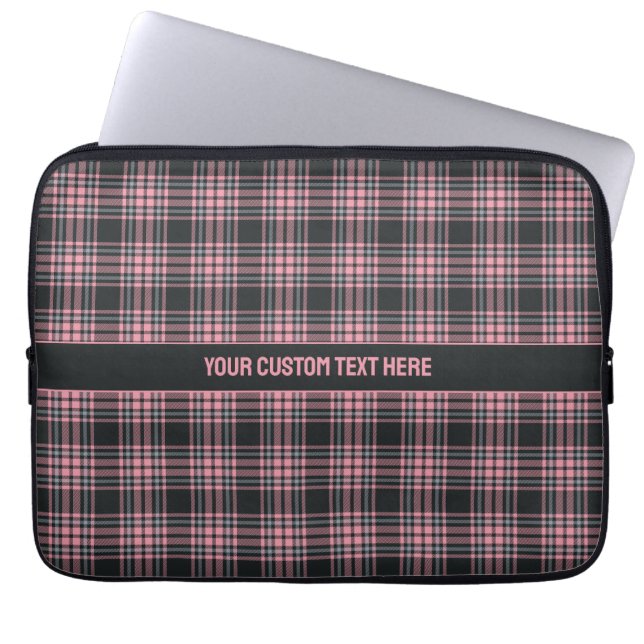Benutzerdefiniertes Karomuster / Schottenmuster Laptopschutzhülle (Vorderseite)