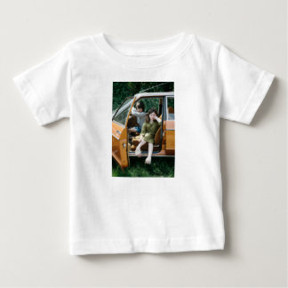 Benutzerdefiniertes Kinderbild & Namens-Shirt Baby T-shirt