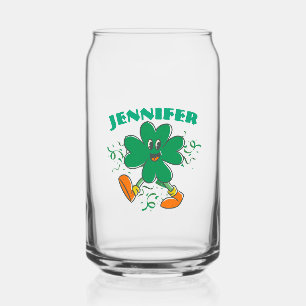 Benutzerdefiniertes Kleeblatt, Personalisierter Vo Dosenglas