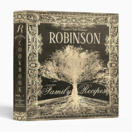 Benutzerdefiniertes Kochbuch für Rezepte Vintag 3 2,5 Cm Ordner