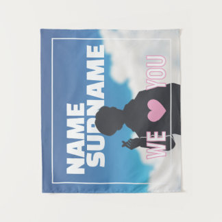 Benutzerdefiniertes Kpop-Idol-Support-Banner Ihr F Wandteppich