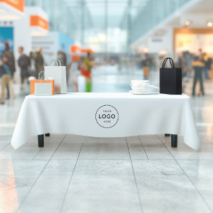 Benutzerdefiniertes kreisförmiges Logo Unternehmen Tischdecke