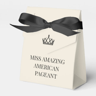 Benutzerdefiniertes Kronen-Pageant-Teilnehmer-Will Geschenkschachtel