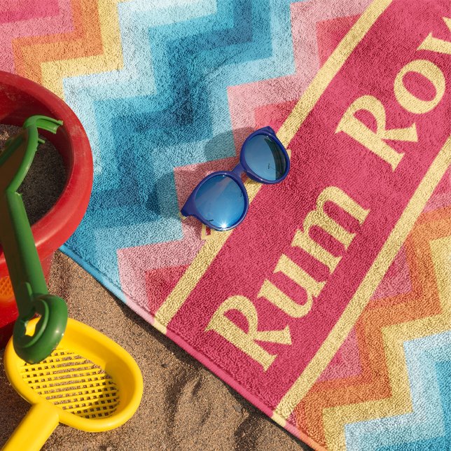 Benutzerdefiniertes, lebhaftes Strandtuch - Benutz (Von Creator hochgeladen)