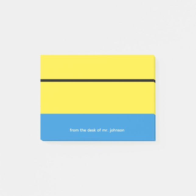 Benutzerdefiniertes Lehrer Notizblock-Geschenk Kla Post-it Klebezettel (Vorderseite)